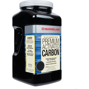 Marineland Black Diamond Activated Carbon Filter Media, 40-oz jar