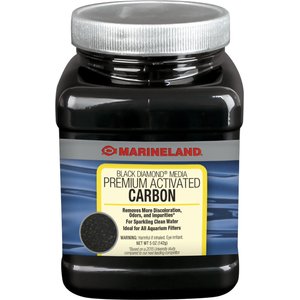 Marineland Black Diamond Activated Carbon Filter Media, 5-oz jar