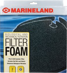 Marineland C-530 Canister Foam Filter Media, 2 count