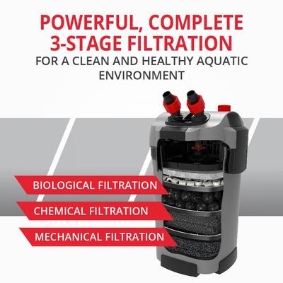 Show full view: Marineland Magniflow 400 Canister Freshwater & Saltwater Aquarium Filter, Up to 100-gal slide 4 of 8