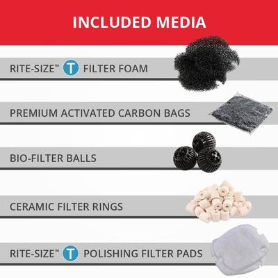 Show full view: Marineland Magniflow 400 Canister Freshwater & Saltwater Aquarium Filter, Up to 100-gal slide 5 of 8