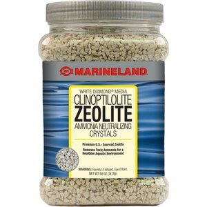 Marineland White Diamond Ammonia Neutralizing Crystals Filter Media, 50-oz jar