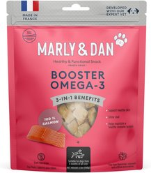 Marly & Dan Booster Omega -3 Treats & Topper Freeze-Dried Salmon for Dogs, 3.5-oz bag