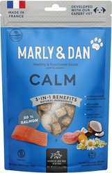 Marly & Dan Healthy & Functional Salmon Dog Treats with Chamomile, Calming Recipe, 6oz bag