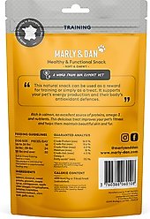 Marly & Dan Healthy & Functional Salmon Dog Treats with Sweet Potato & Coconut, Training Recipe, 6-oz bag slide 2 of 6