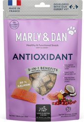 Marly & Dan Healthy & Functional Salmon Dog Treats with Sweet Potato & Cranberries, Antioxidant Recipe, 6-oz bag