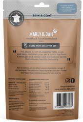 Marly & Dan Healthy & Functional Salmon Jerky Treats for Dogs, Skin & Coat Recipe, 6oz bag slide 2 of 5