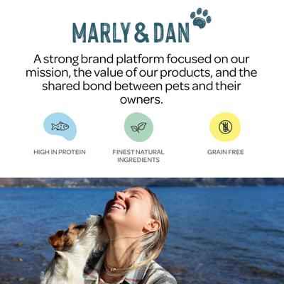 Show full view: Marly & Dan Healthy & Functional Salmon Jerky Treats for Dogs, Tummy & Digestion Recipe, 6oz bag slide 6 of 6