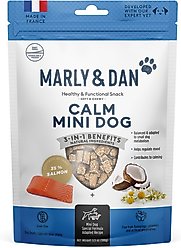Marly & Dan Salmon Dog Treats for Small & Mini Dogs with Chamomile, Calming Recipe, 3.5-oz bag