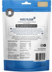 Marly & Dan Salmon Dog Treats for Small & Mini Dogs with Chamomile, Calming Recipe, 3.5-oz bag slide 2 of 5