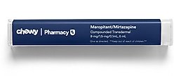 Maropitant Citrate/ Mirtazapine Compounded Transdermal Cream, 8 mg/1.5 mg/0.1 mL, 6 mL for Veterinary use (2 clicks=0.1 mL)