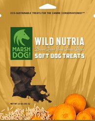 Marsh Dog Wild Nutria Brown Rice & Sweet Potato Soft & Chewy Dog Treats, 12-oz bag