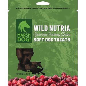 Marsh Dog Wild Nutria Cranberry Soft & Chewy Dog Treats, 12-oz bag