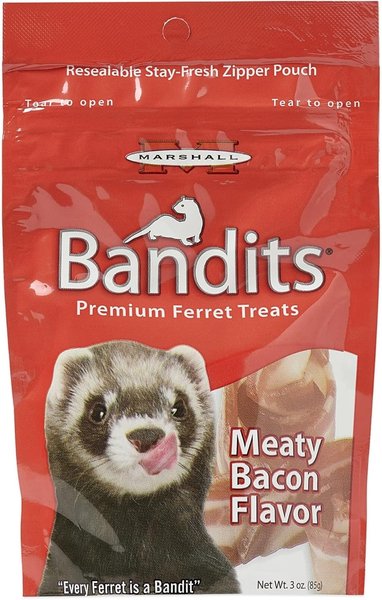 Marshall Bandits Premium Meaty Bacon Flavor Ferret Treats