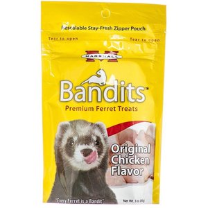 Marshall Bandits Premium Original Chicken Flavor Ferret Treats, 3-oz bag