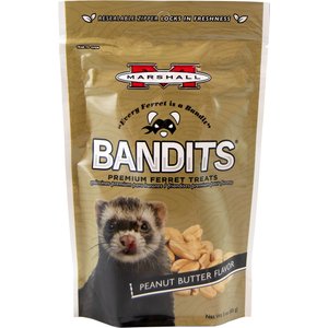 Marshall Bandits Premium Peanut Butter Flavor Ferret Treats, 3-oz bag