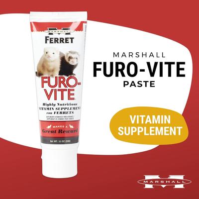 Show full view: Marshall Furo-Vite Highly Nutritious Vitamin Ferret Supplement, 3.5-oz tube slide 6 of 10