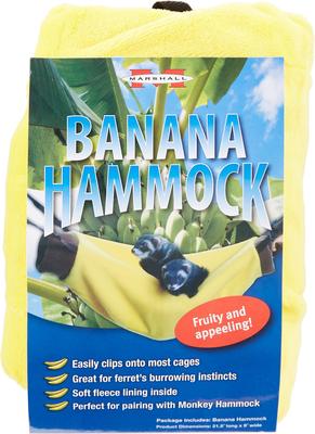 Show full view: Marshall Hanging Ferret Hammock, Banana slide 2 of 6