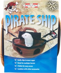 Marshall Hanging Ferret Hammock, Pirate Ship slide 2 of 4