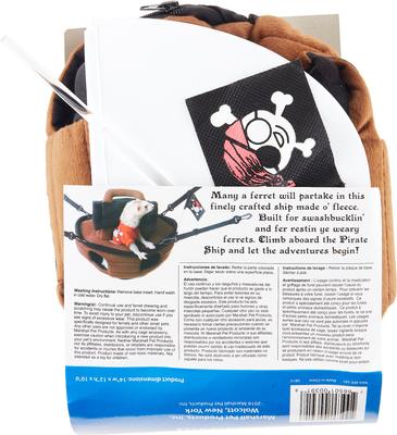 Show full view: Marshall Hanging Ferret Hammock, Pirate Ship slide 3 of 6