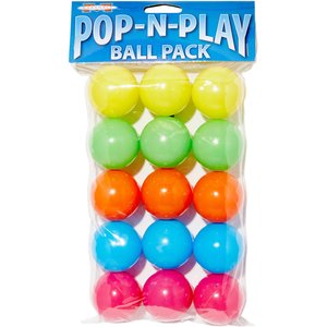 Marshall Pop-N-Play Ball Pack Ferret Toy, 15 count