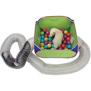 Marshall Pop-N-Play Ferret Ball Pit Toy, 10.5-in