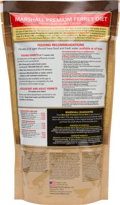 Show full view: Marshall Premium Ferret Food, 22-oz bag slide 2 of 9