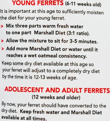 Show full view: Marshall Premium Ferret Food, 22-oz bag slide 5 of 9