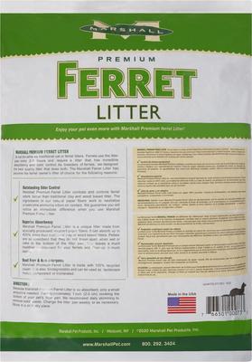 Show full view: Marshall Premium Odor Control Ferret Litter, 10-lb bag slide 3 of 6