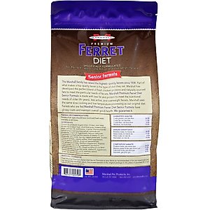 Marshall Premium Senior Formula Ferret Food, 4-lb bag