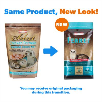 Show full view: Marshall Select Chicken Formula Ferret Food, 4-lb bag slide 2 of 7