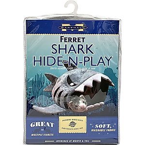 Marshall Shark Hide-N-Play Ferret Hideout Toy