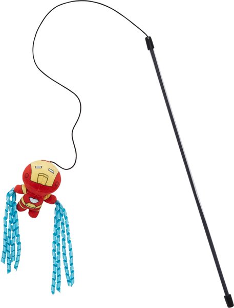 Discontinued MARVEL 's Iron Man Teaser Cat Toy with Catnip