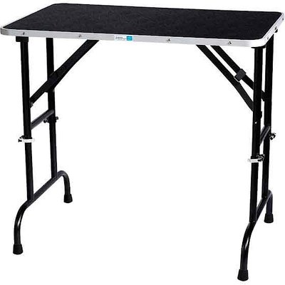 Master Equipment Master Equipment Adjustable Height Dog Grooming Table, Black, 44.5-in