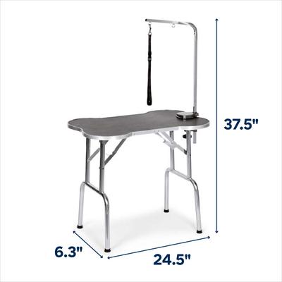 Show full view: Master Equipment Bone Shape Folding Dog Grooming Table, 37.5-in slide 3 of 3