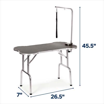 Show full view: Master Equipment Bone Shape Folding Dog Grooming Table, 45.5-in slide 2 of 2