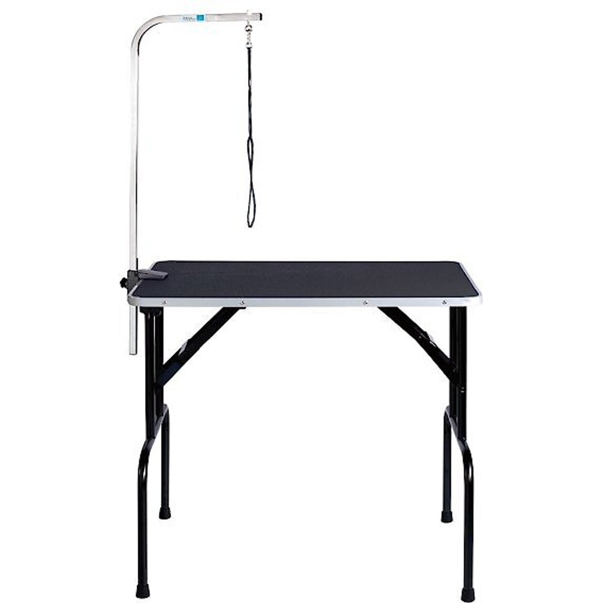 Master Equipment Dog Grooming Table with Arm, Black, 30-in