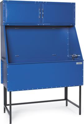 Show full view: Master Equipment Overhead Dog Tub Cabinet, Blue slide 4 of 6
