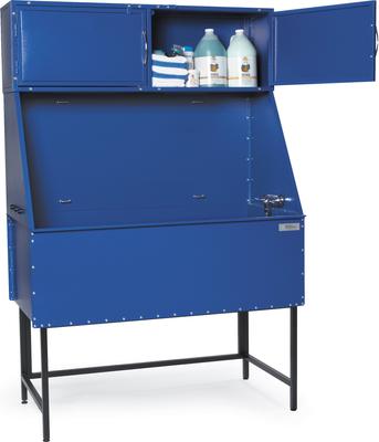 Show full view: Master Equipment Overhead Dog Tub Cabinet, Blue slide 5 of 6
