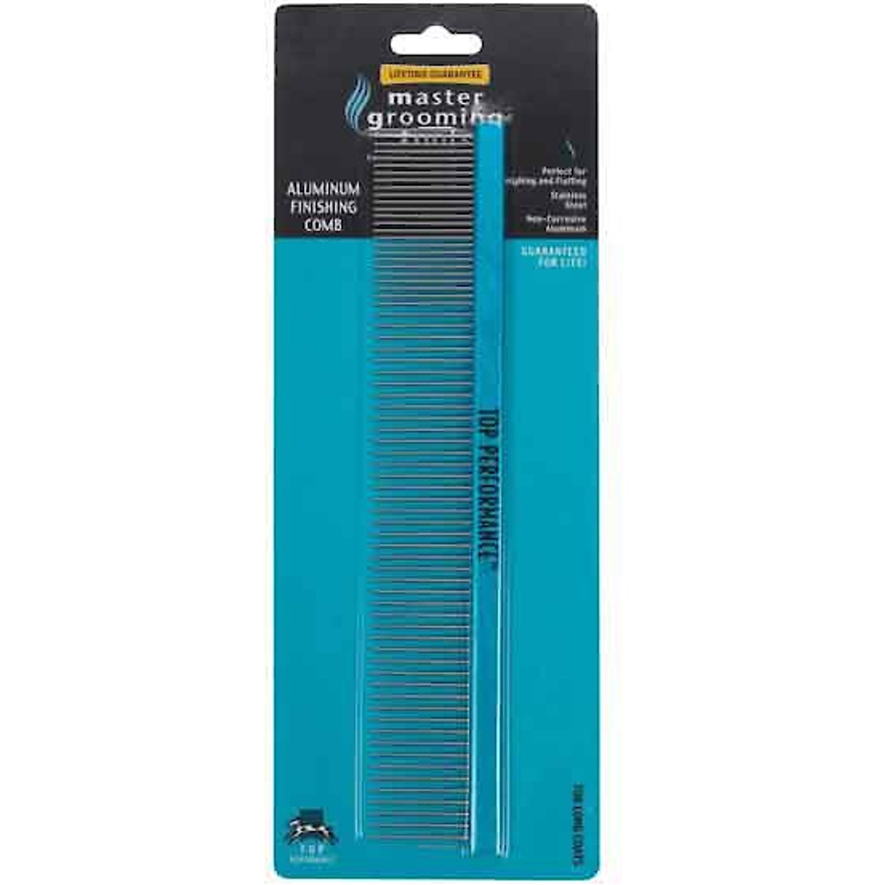 Master Grooming Tools Aluminum Finishing Pet Comb