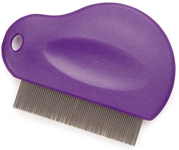 Master Grooming Tools Contoured Grip Dog & Cat Flea Comb