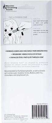 Show full view: Master Grooming Tools Dog & Cat Face & Finishing Comb slide 2 of 5