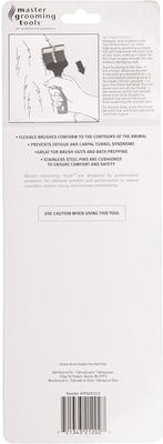 Show full view: Master Grooming Tools Double Flexible Dog & Cat Slicker Brush, Hard slide 5 of 6