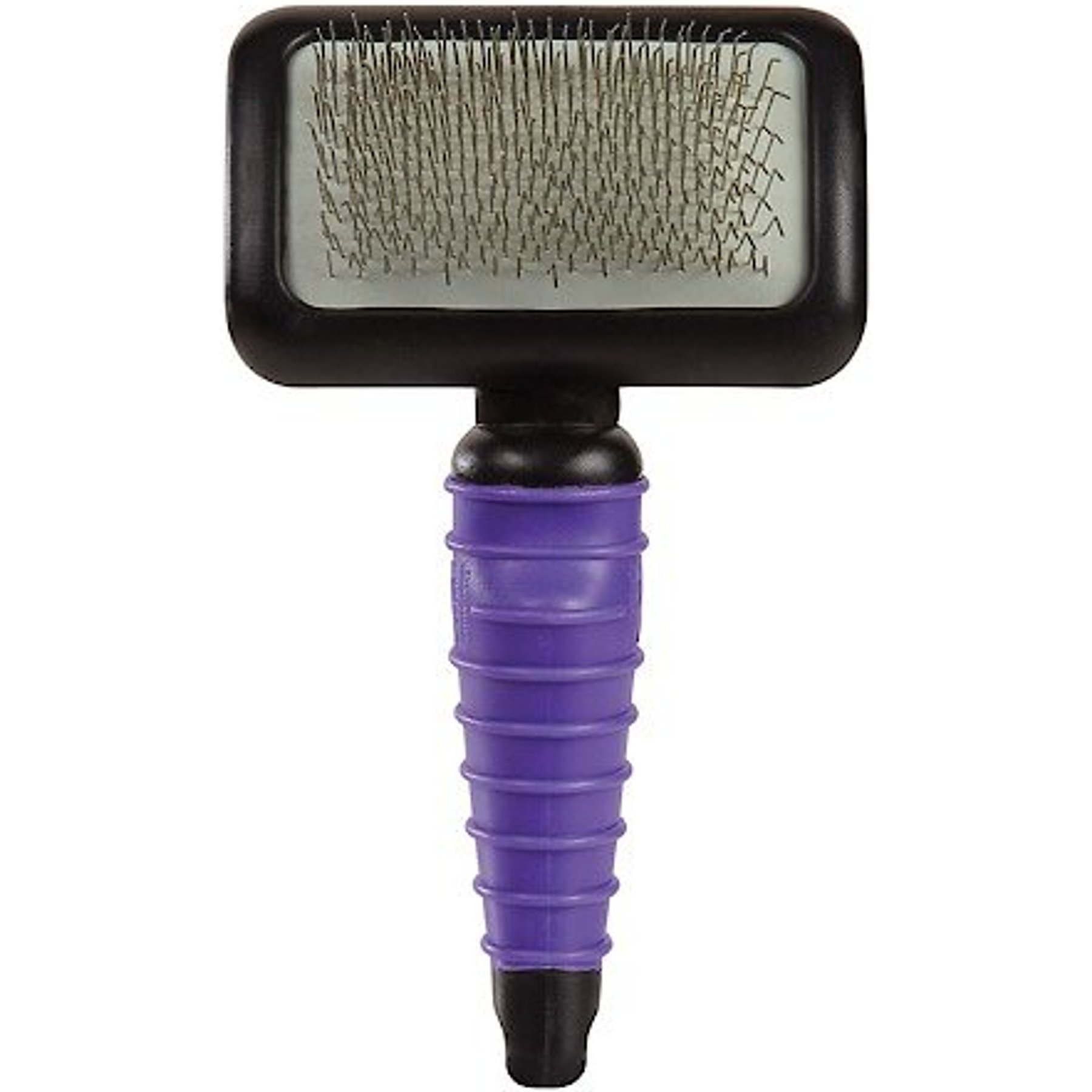 Master Grooming Tools Ergonomic Slicker Pet Brush, Purple, Medium