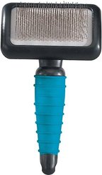 Master Grooming Tools Ergonomic Slicker Pet Brush, Teal, Medium