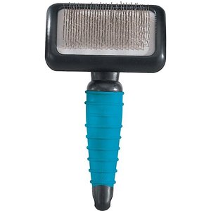 Master Grooming Tools Ergonomic Slicker Pet Brush, Teal, Medium