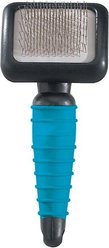 Master Grooming Tools Ergonomic Slicker Pet Brush, Teal, Small