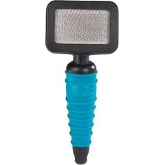 Master Grooming Tools Ergonomic Slicker Pet Brush, Teal, X-Small