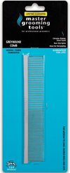 Master Grooming Tools Greyhound Comb, Medium/Coarse, Silver