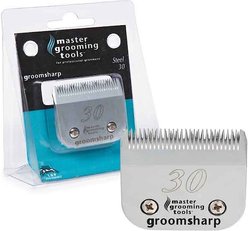 Master Grooming Tools GroomSharp Steel Pet Grooming Blade, Size 30
